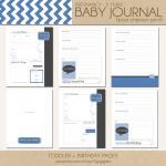 Baby Book - Blue Chevron (1..