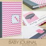 Baby Book - Pink Chevron (1..